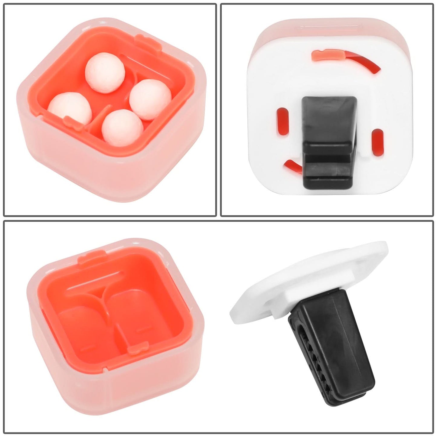 Diax Poppy Fragrance Ball A/C Vent Clip Air Freshener Angel Snow