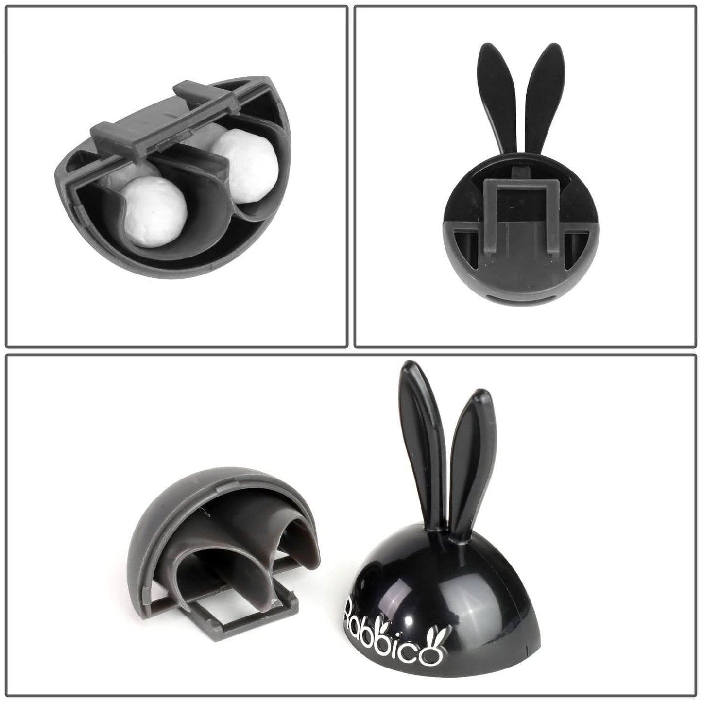 Rabbico White Musk Gel Air Freshener 90g Rabbit Ear Can