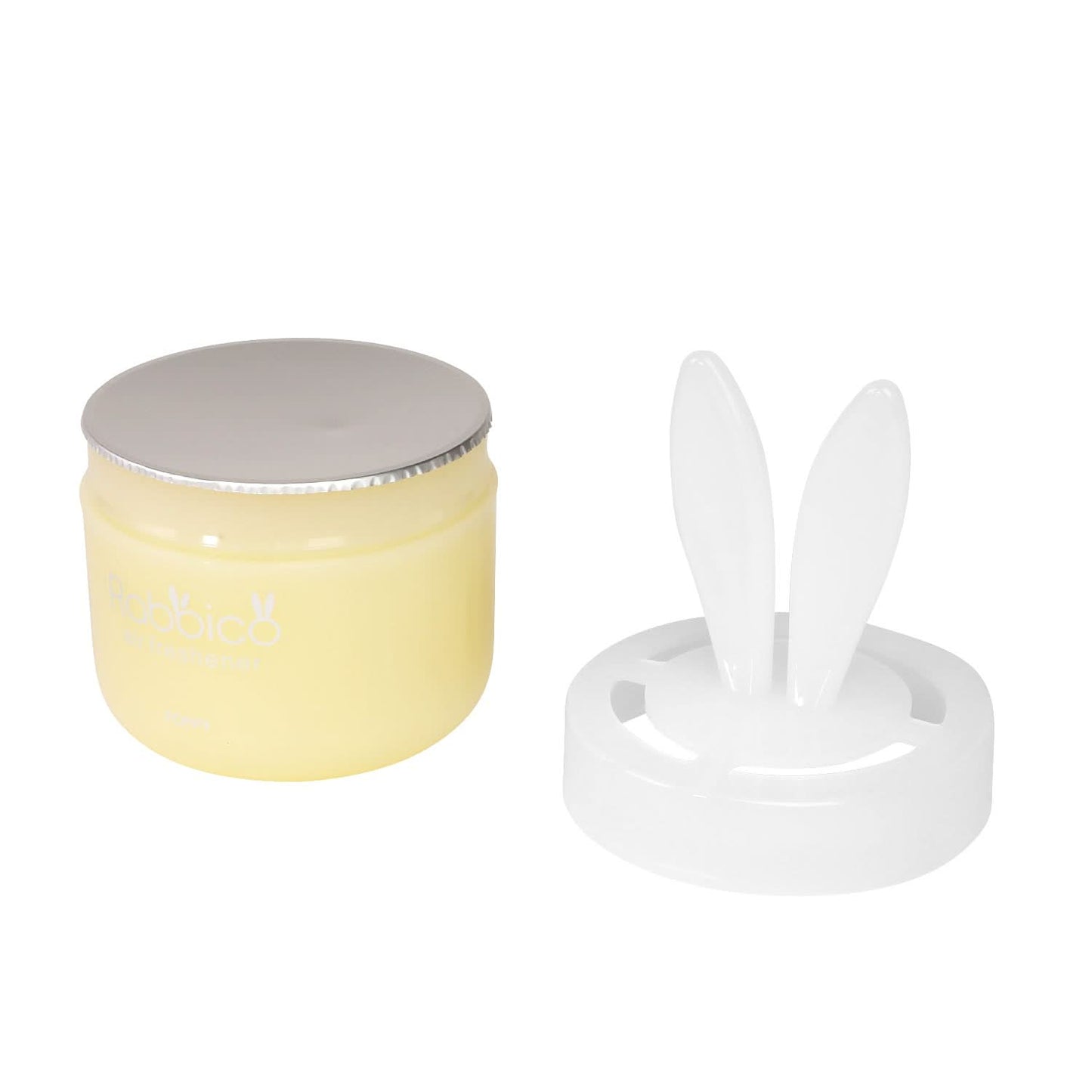 Rabbico White Lemon Squash Gel Air Freshener - 90G Rabbit Ear Can