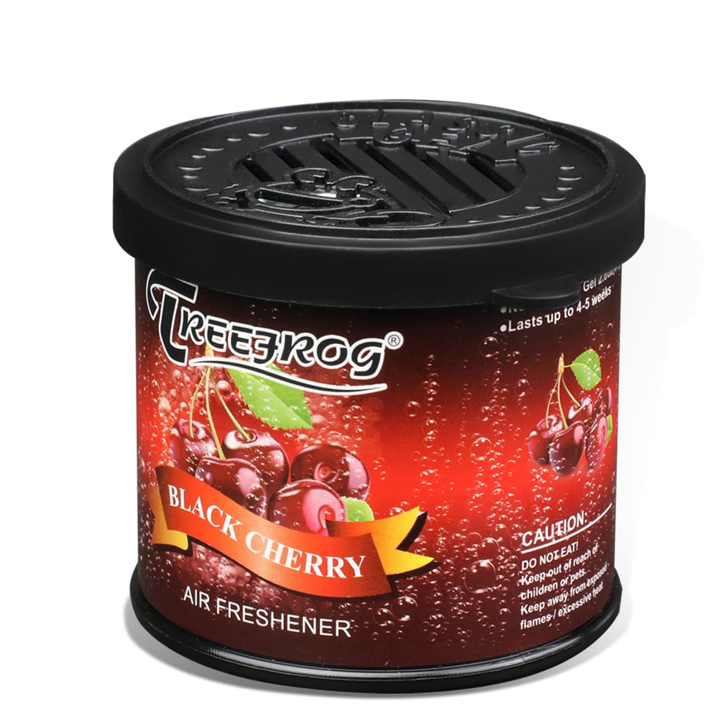 TreeFrog Black Cherry Scent Round Gel Air Freshener 80g Can