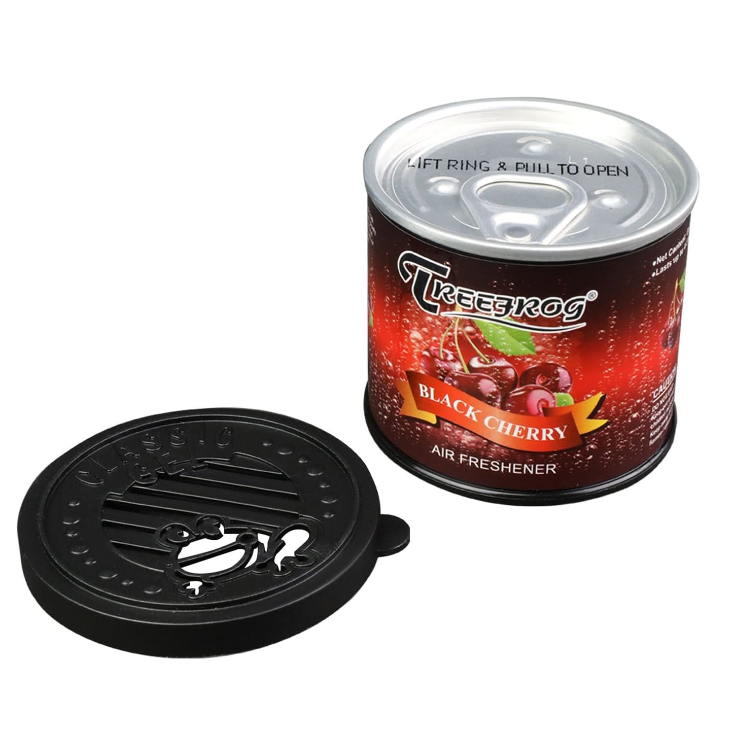 TreeFrog Black Cherry Scent Round Gel Air Freshener 80g Can