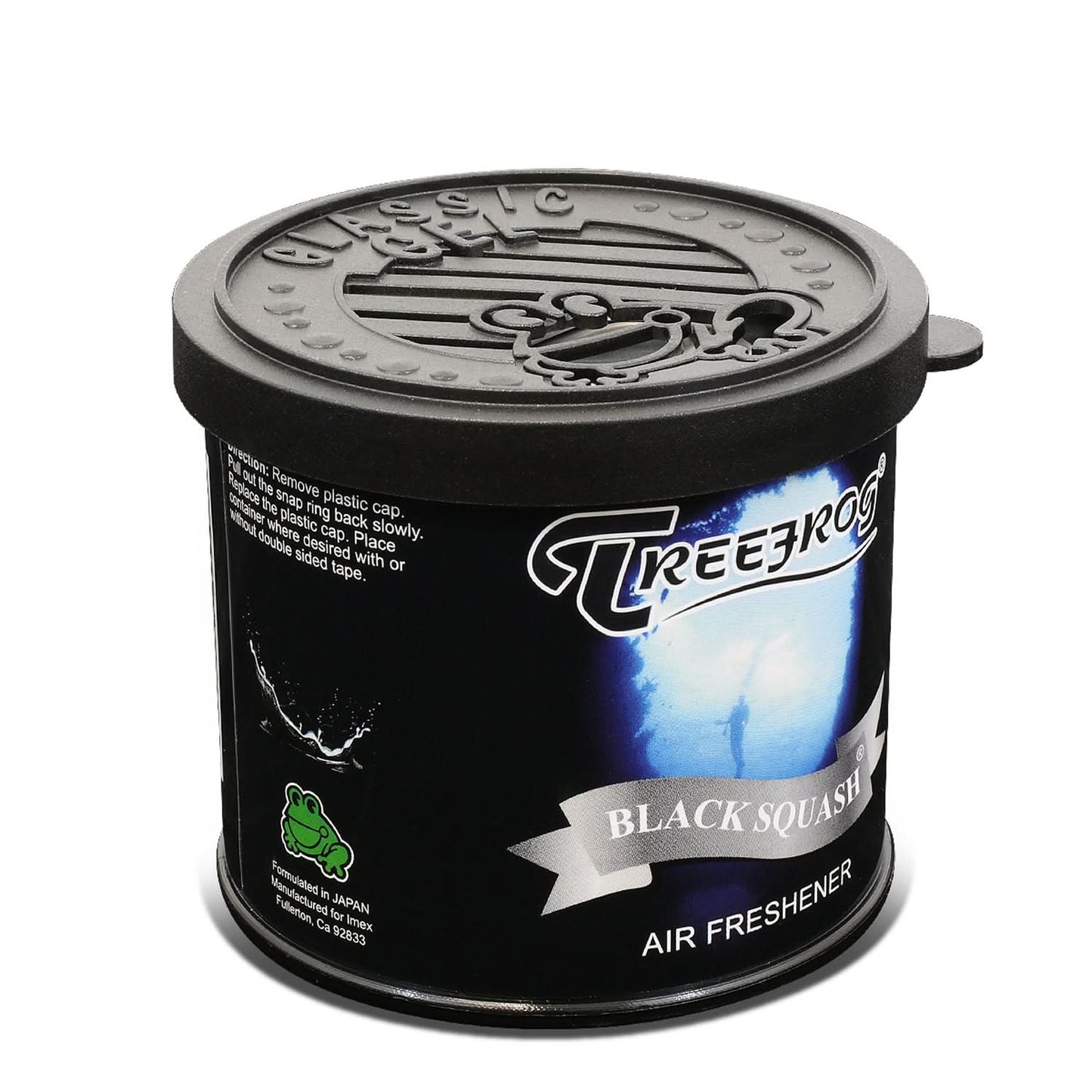 Black Squash Scented Car Air Freshener - 80G Round Gel Can