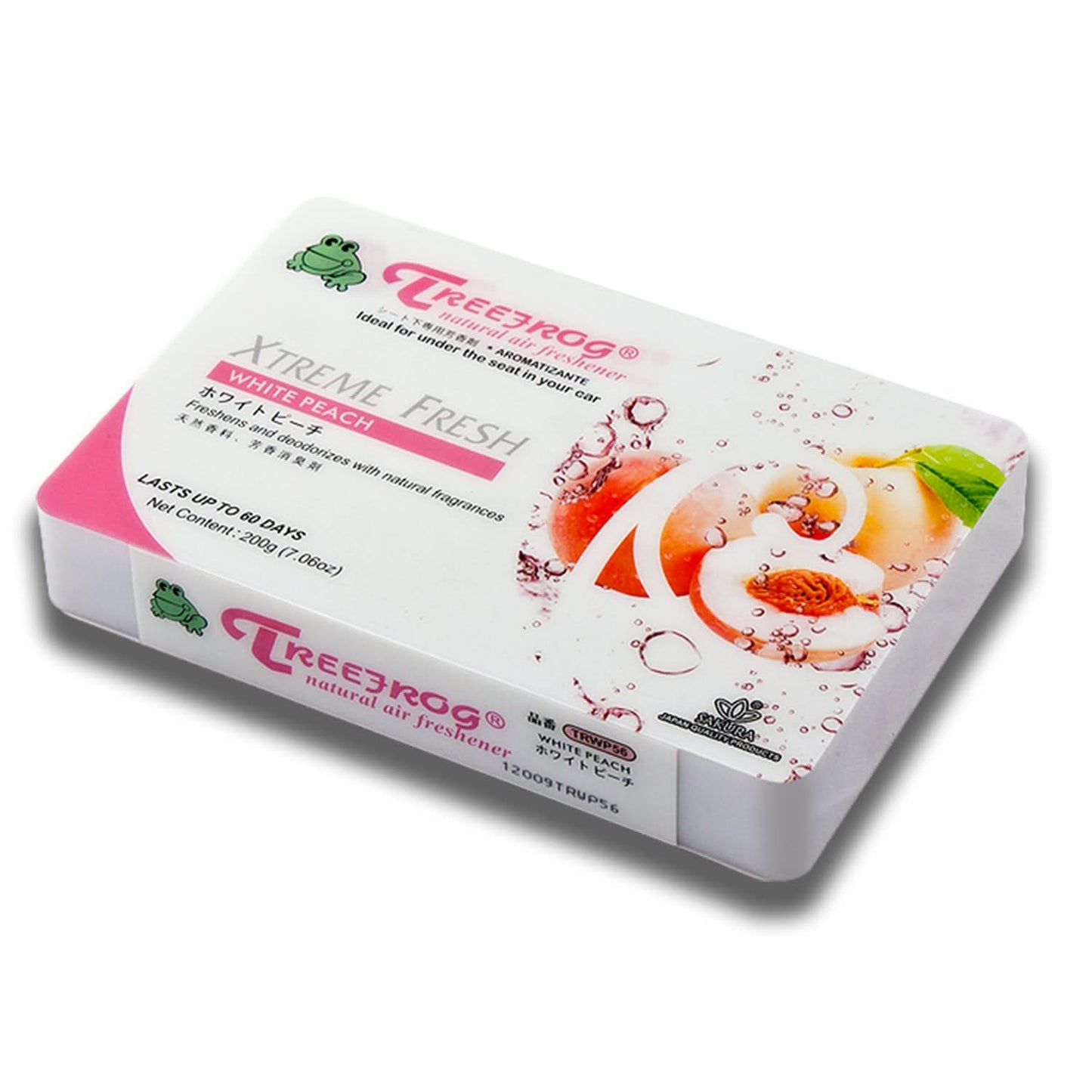 TreeFrog Fresh Box White Peach Car Air Freshener - 200G Brick