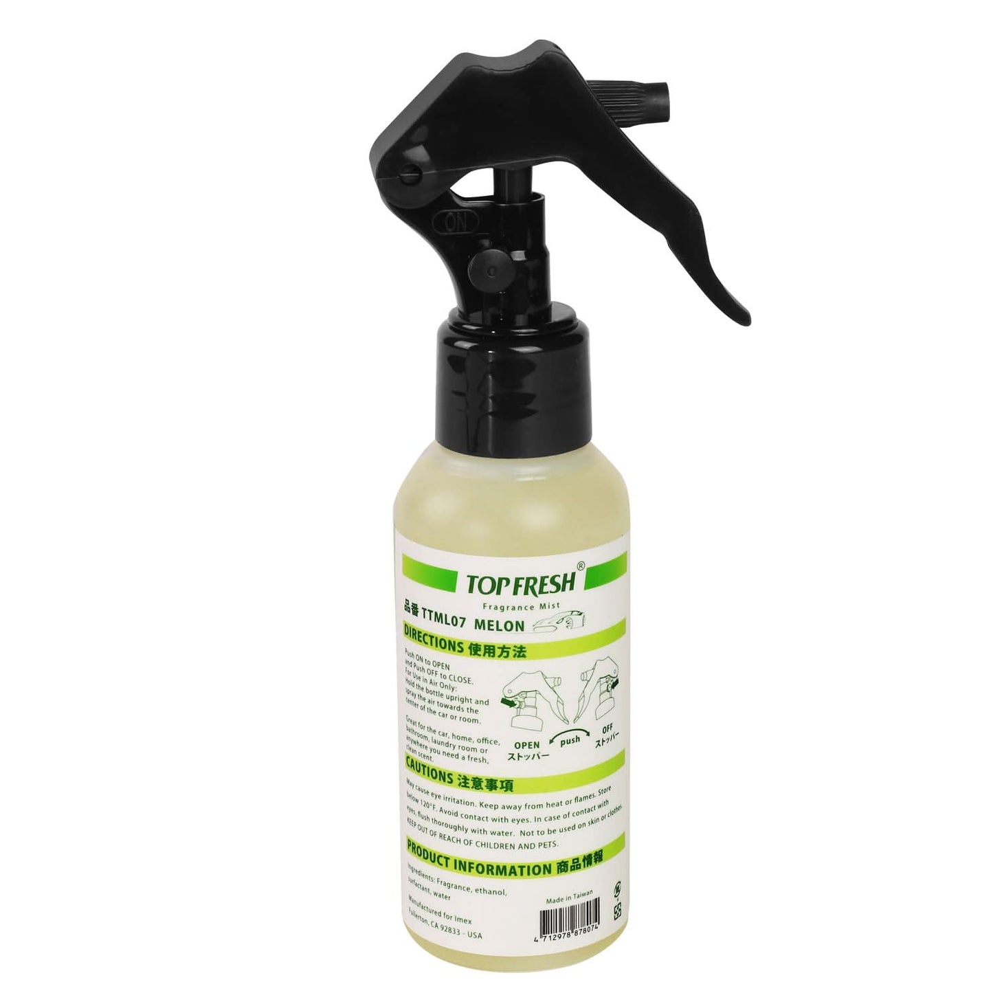 TreeFrog Top Fresh Melon Air Freshener Liquid Spray Mist - 3.0 OZ