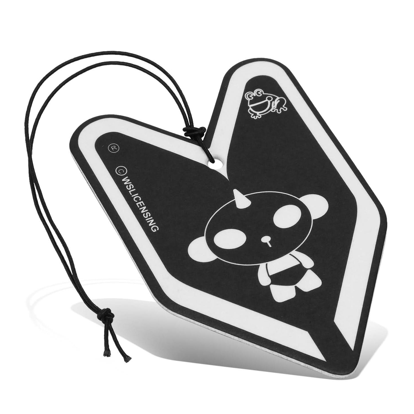 Black Squash Panda J9 Paper Hanging Air Freshener