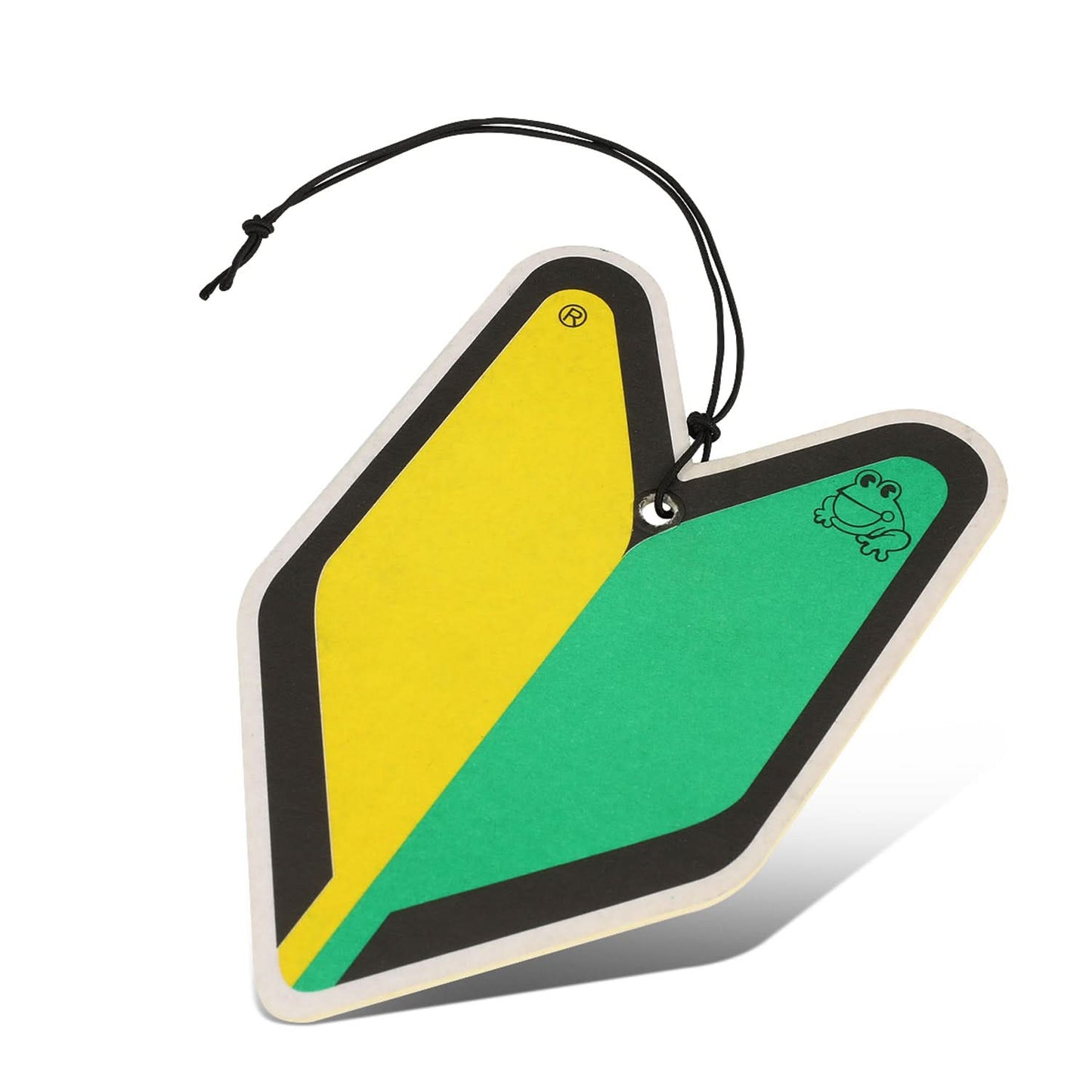Young Leaf Black Squash Paper Hanging Air Freshener