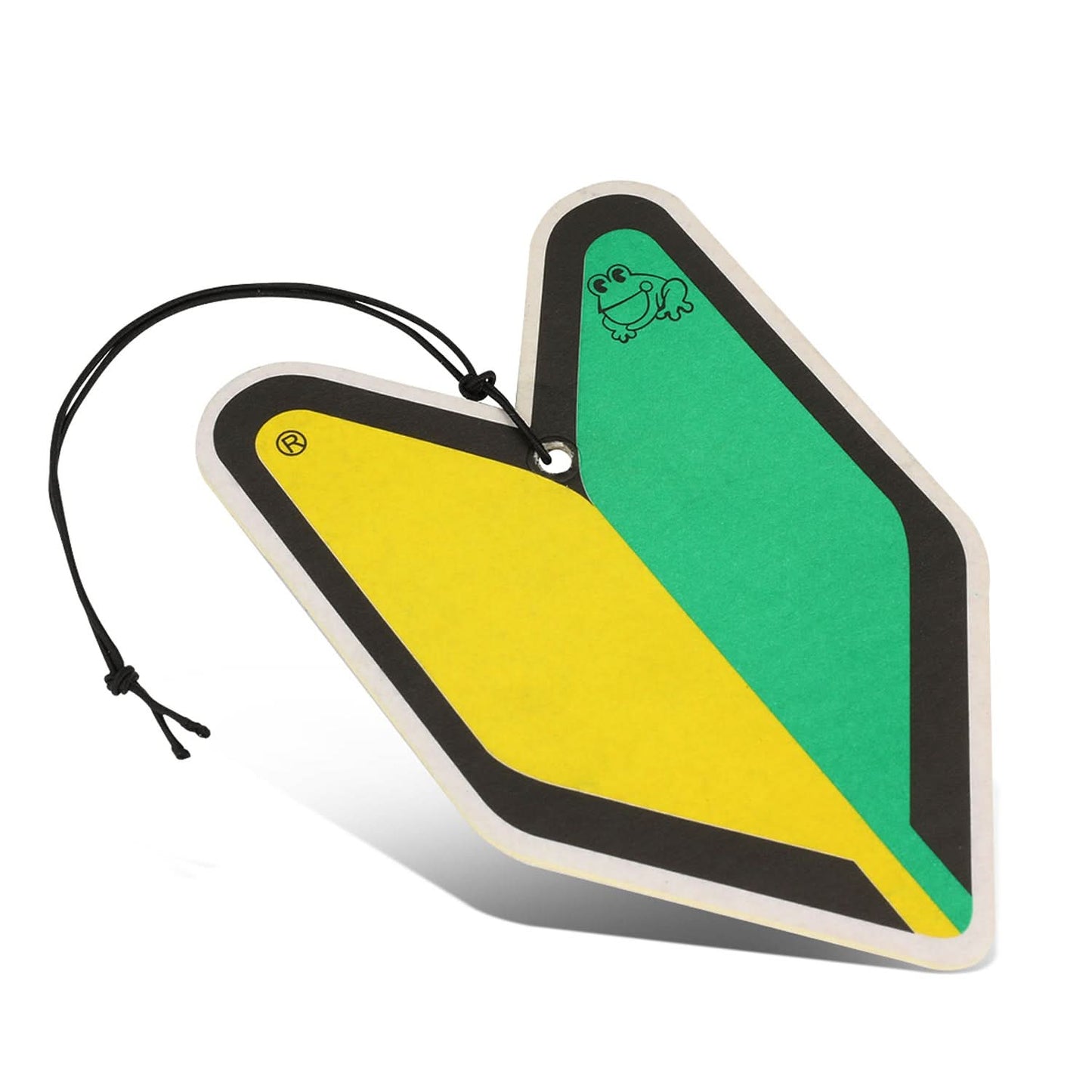 Young Leaf Black Squash Paper Hanging Air Freshener