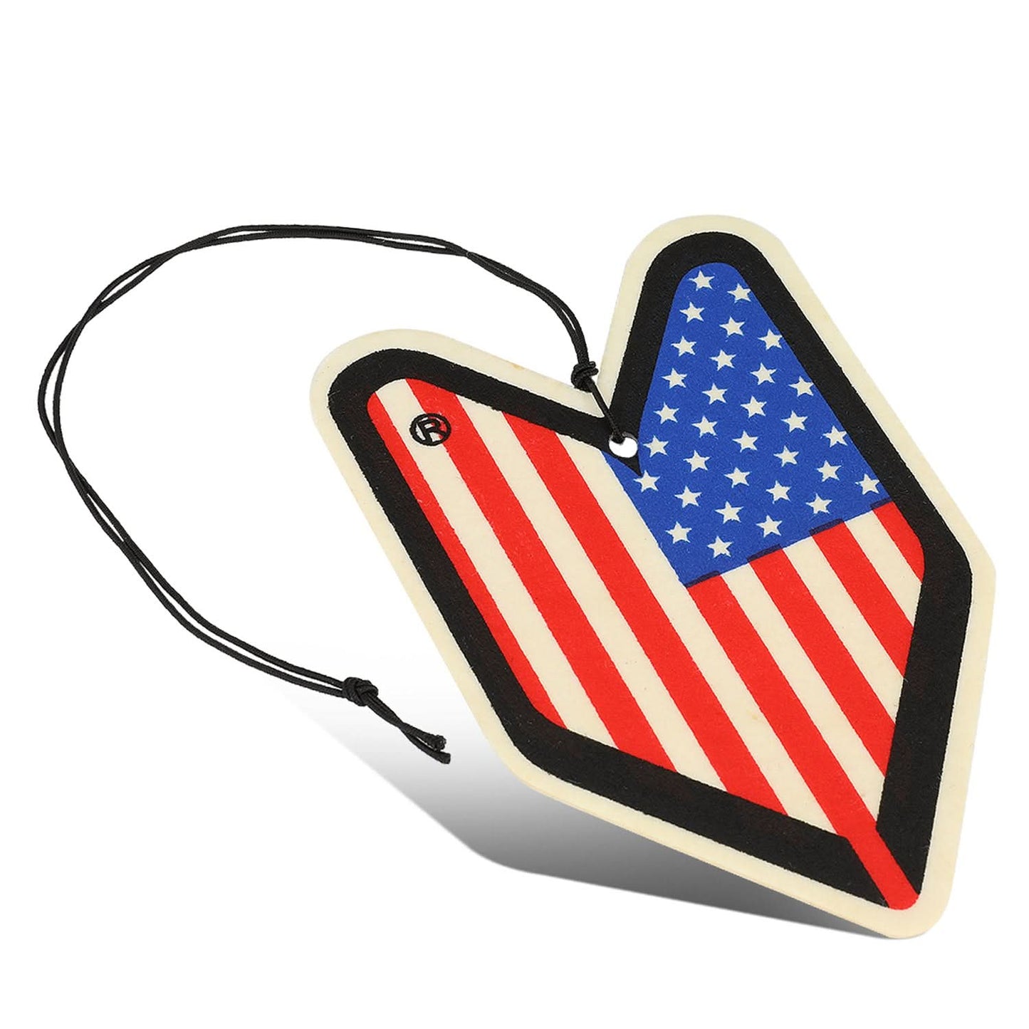 Young Leaf USA Flag Cherry Squash Paper Hanging Air Freshener