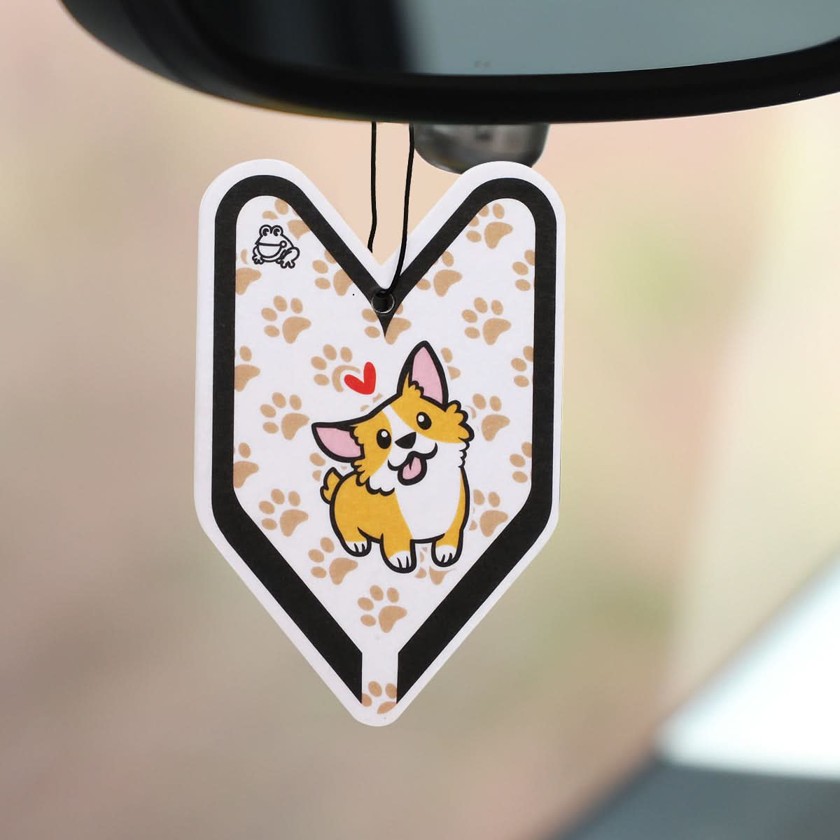 Corgi Classic Fresh Young Leaf Paper Hanging Air Freshener
