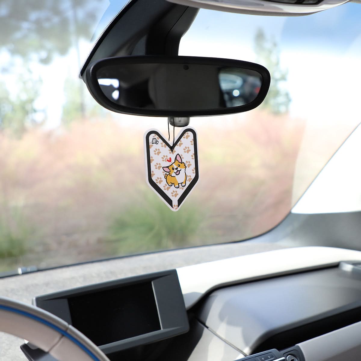 Corgi Classic Fresh Young Leaf Paper Hanging Air Freshener