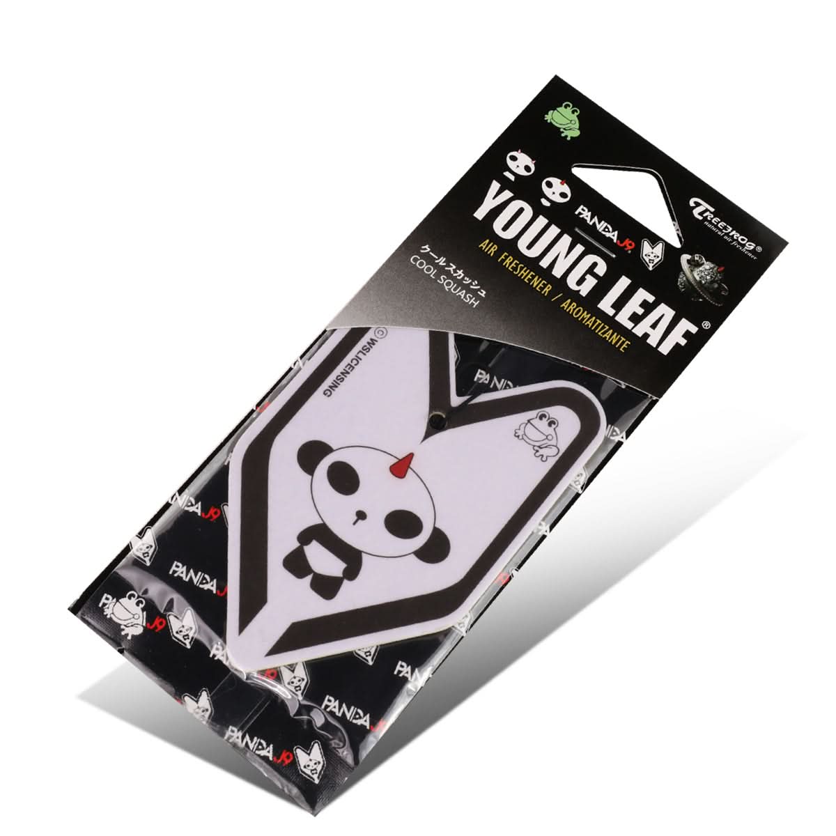 Panda J9 Cool Squash Paper Hanging Air Freshener - Young Leaf