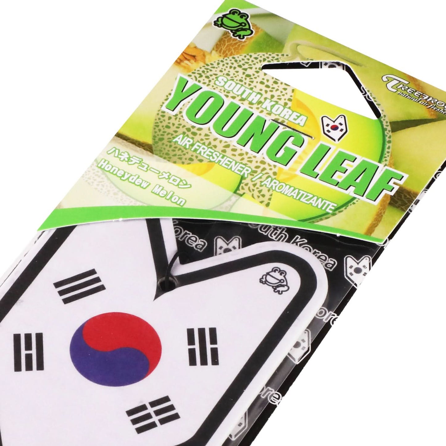 Young Leaf Honeydew Melon Paper Hanging Air Freshener
