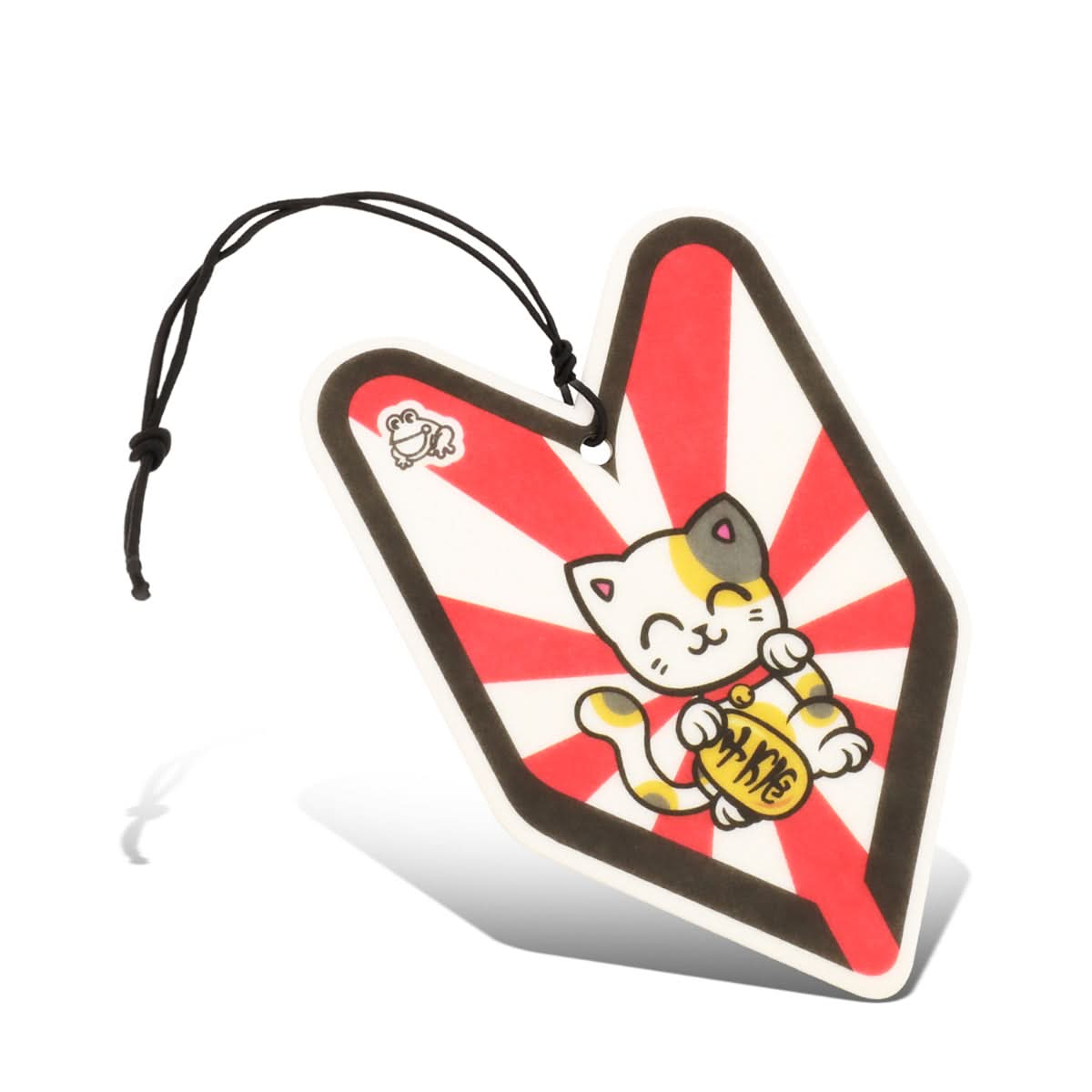 Lucky Cat Ice Squash Paper Hanging Air Freshener - Young Leaf