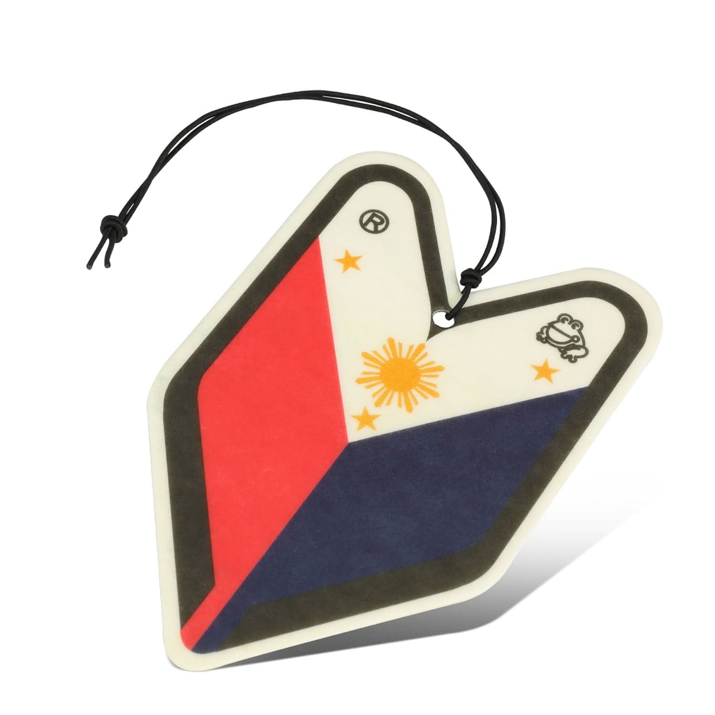 Filipino Flag Sampaguita Jasmine Paper Hanging Air Freshener