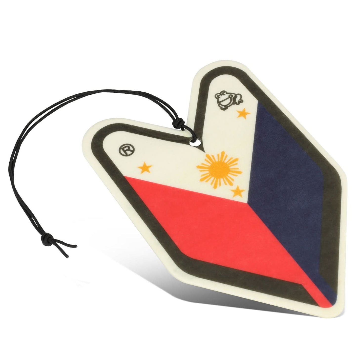 Filipino Flag Sampaguita Jasmine Paper Hanging Air Freshener
