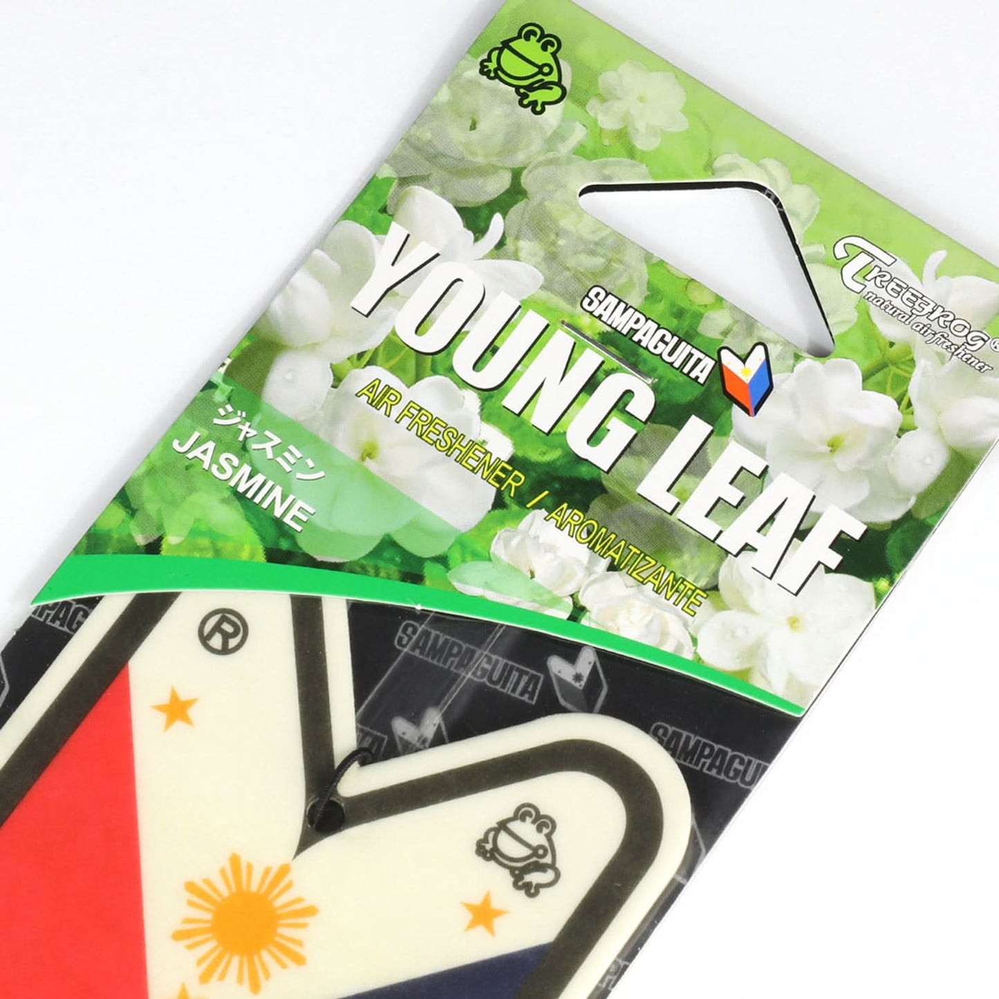 Filipino Flag Sampaguita Jasmine Paper Hanging Air Freshener