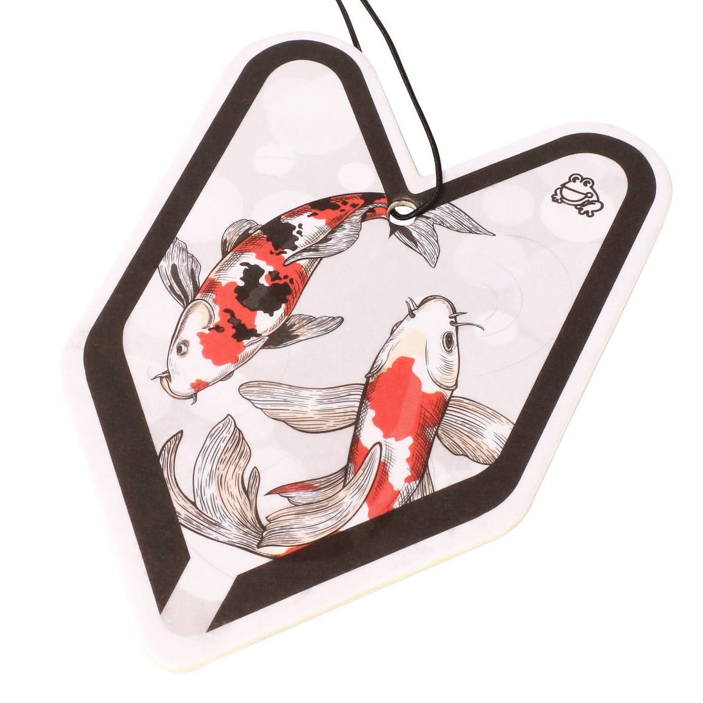Young Leaf Lucky Koi Lychee Squash Paper Hanging Air Freshener