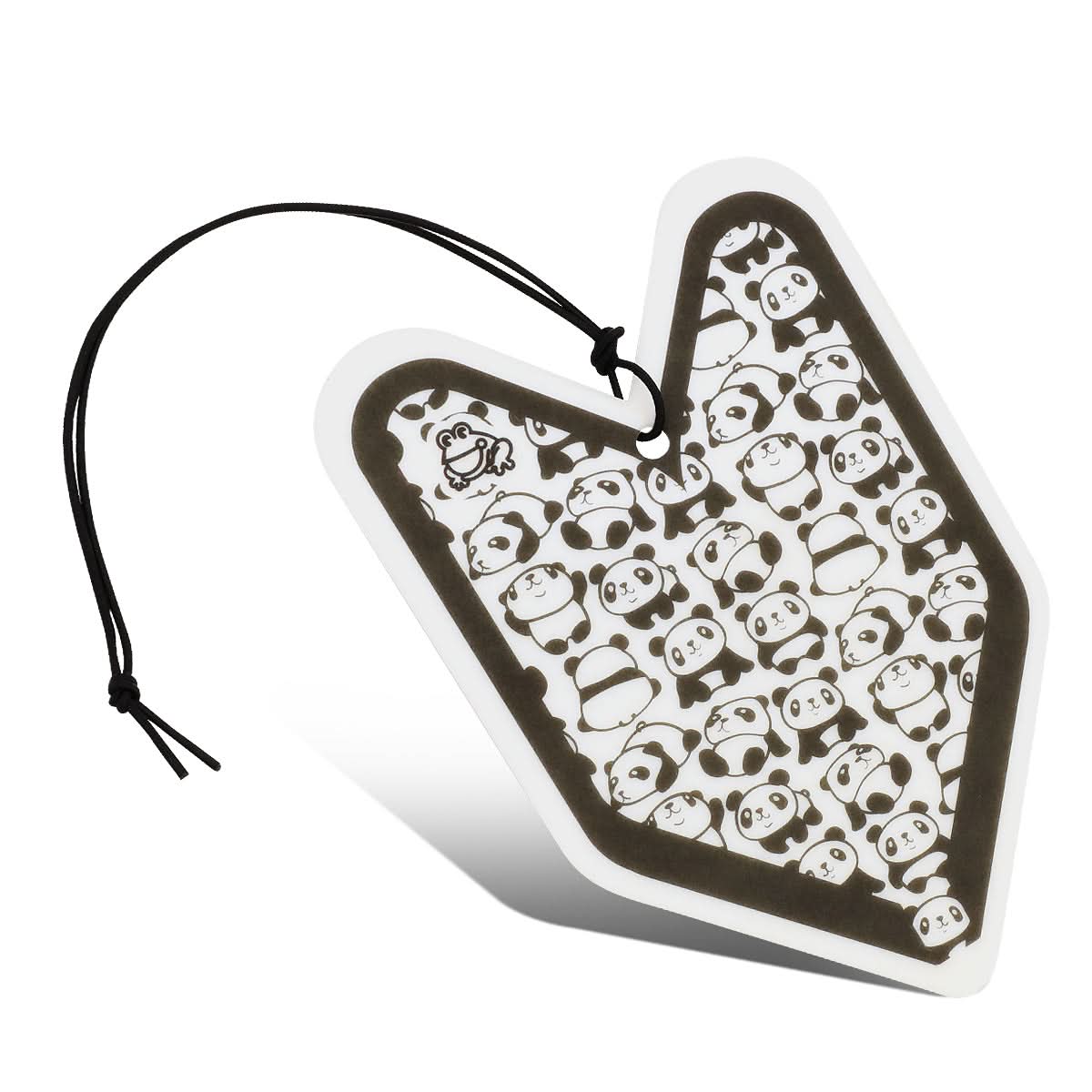 Young Leaf Panda Lemon Squash Paper Hanging Air Freshener