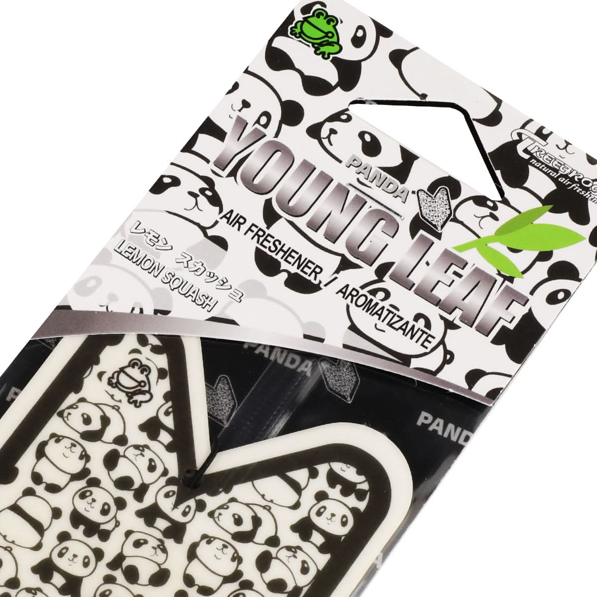 Young Leaf Panda Lemon Squash Paper Hanging Air Freshener