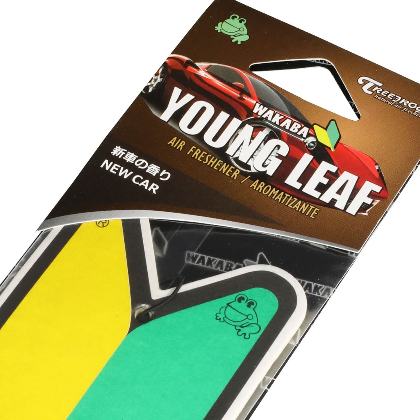 JDM New Driver Young Leaf Paper Hanging Air Freshener