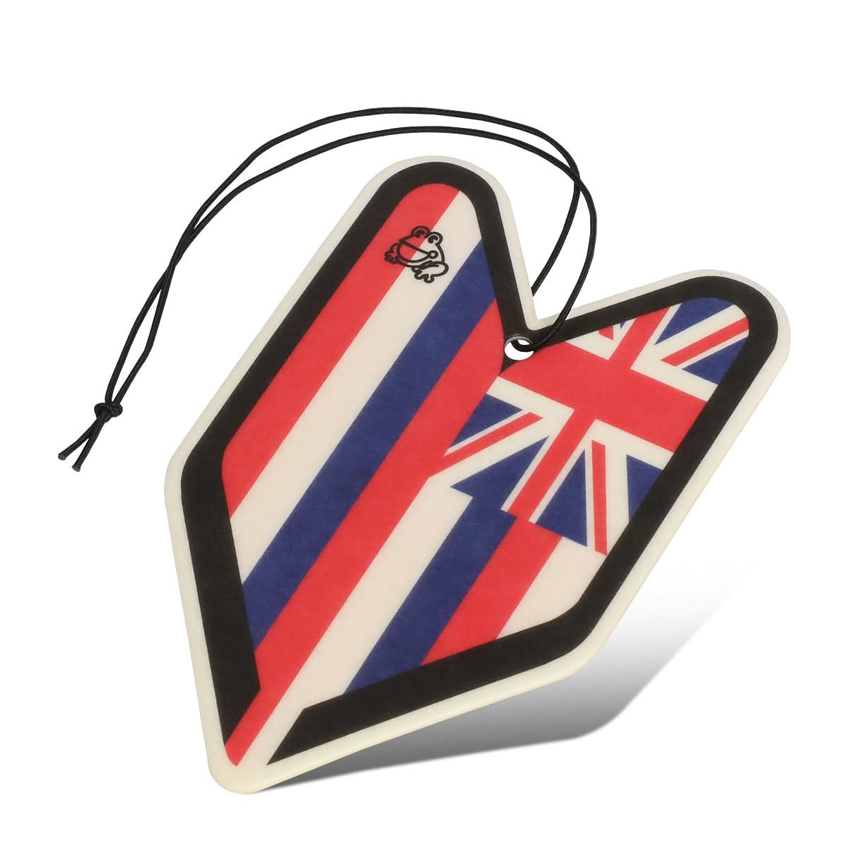Hawaii Flag Young Leaf Squash X Paper Hanging Air Freshener