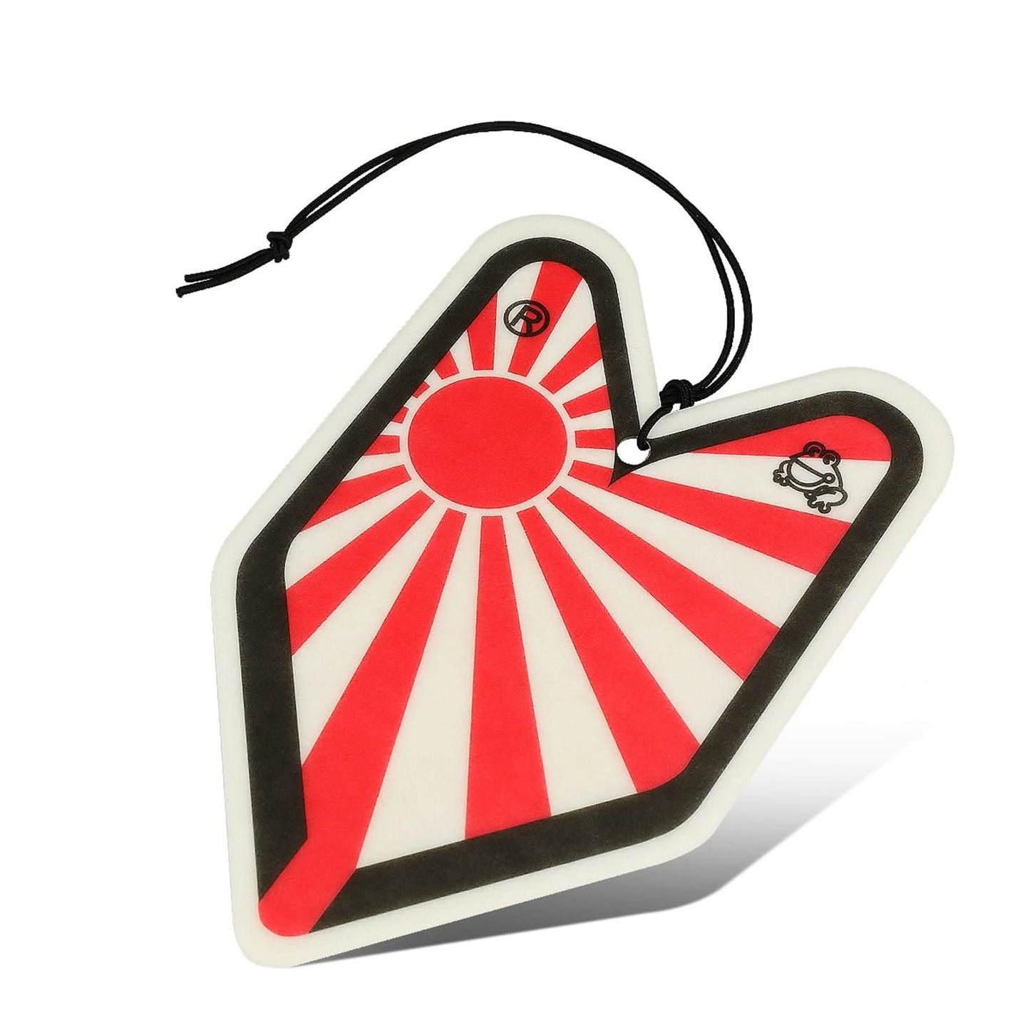 White Peach Paper Hanging Air Freshener - Young Leaf Rising Sun