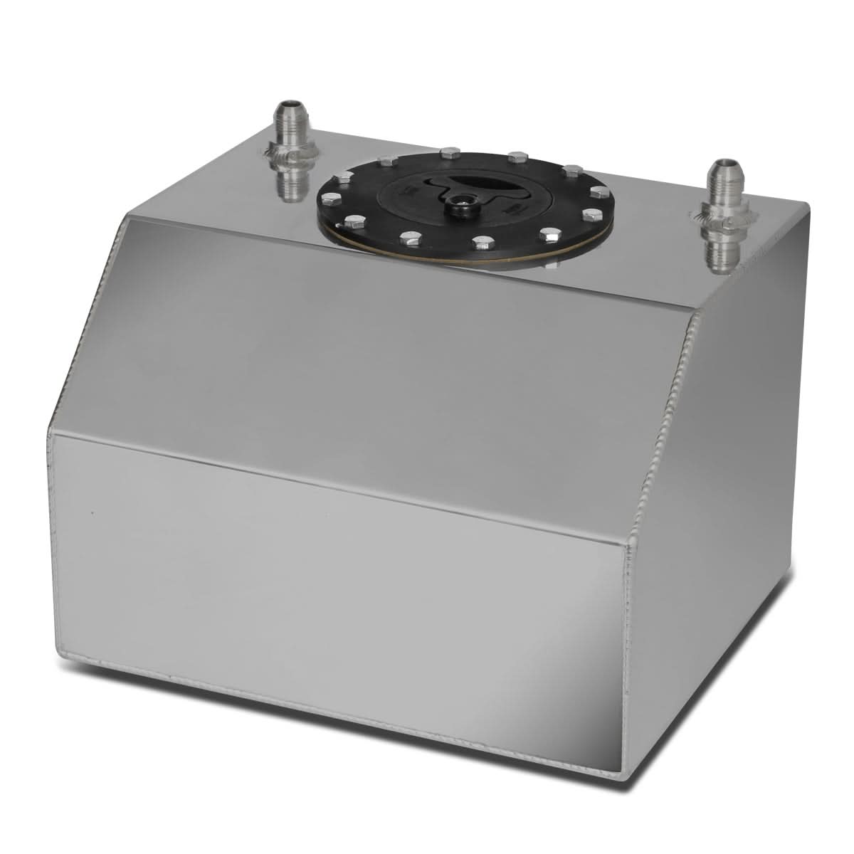 4 Gallon Bottom-Feed Fuel Cell Gas Tank - Aluminum