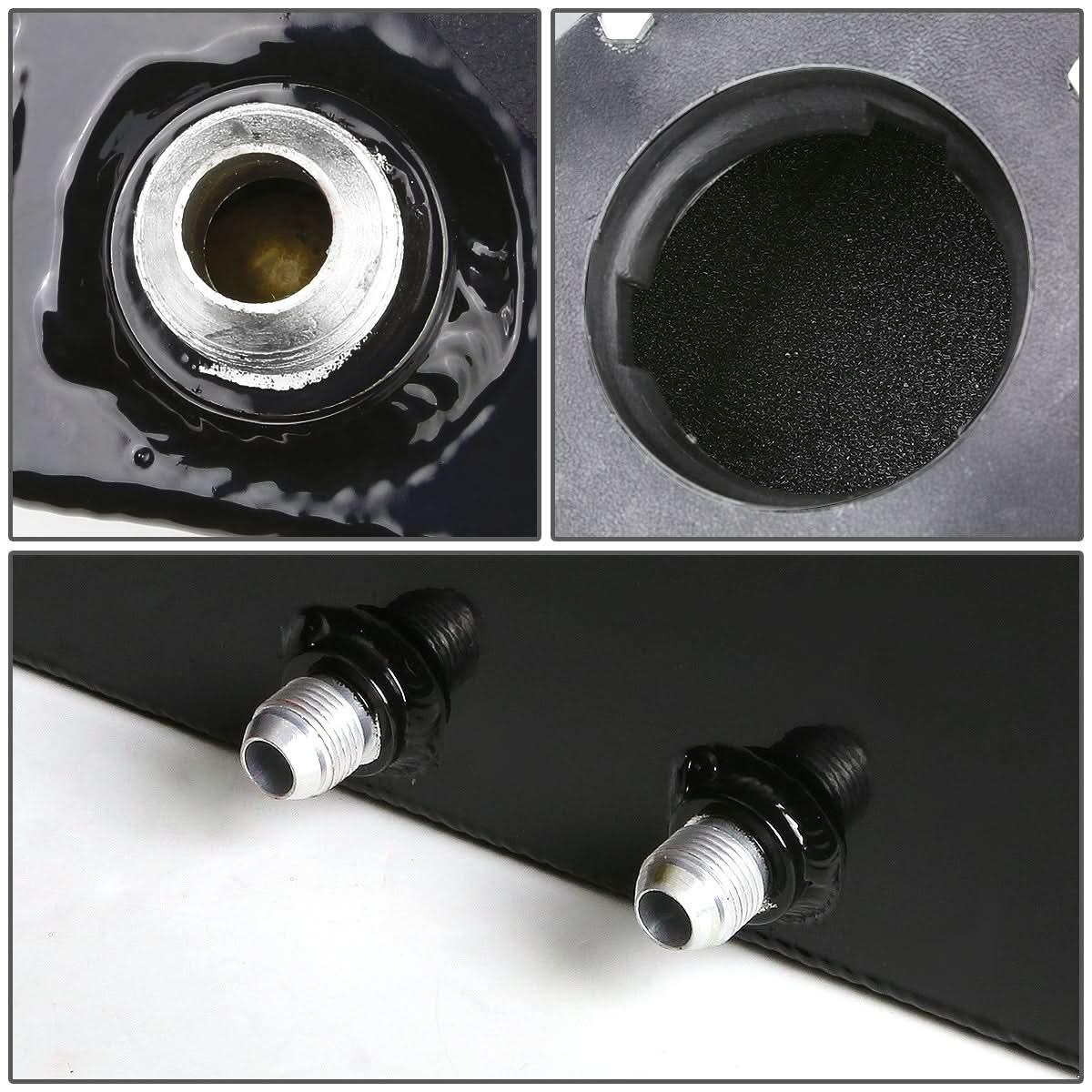 4 Gallon Bottom-Feed Fuel Cell Gas Tank - Aluminum