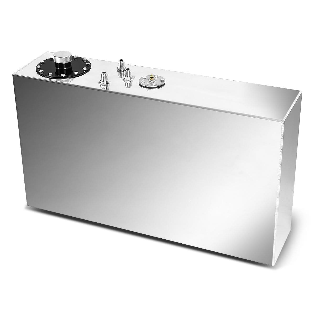 17 Gallon Aluminum Fuel Cell Gas Tank with Level Sender - Top Feed