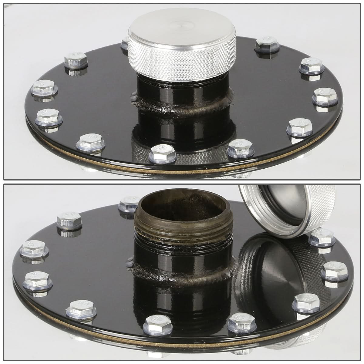 19 Gallon Fuel Cell Gas Tank with Level Sender Top-Feed Aluminum