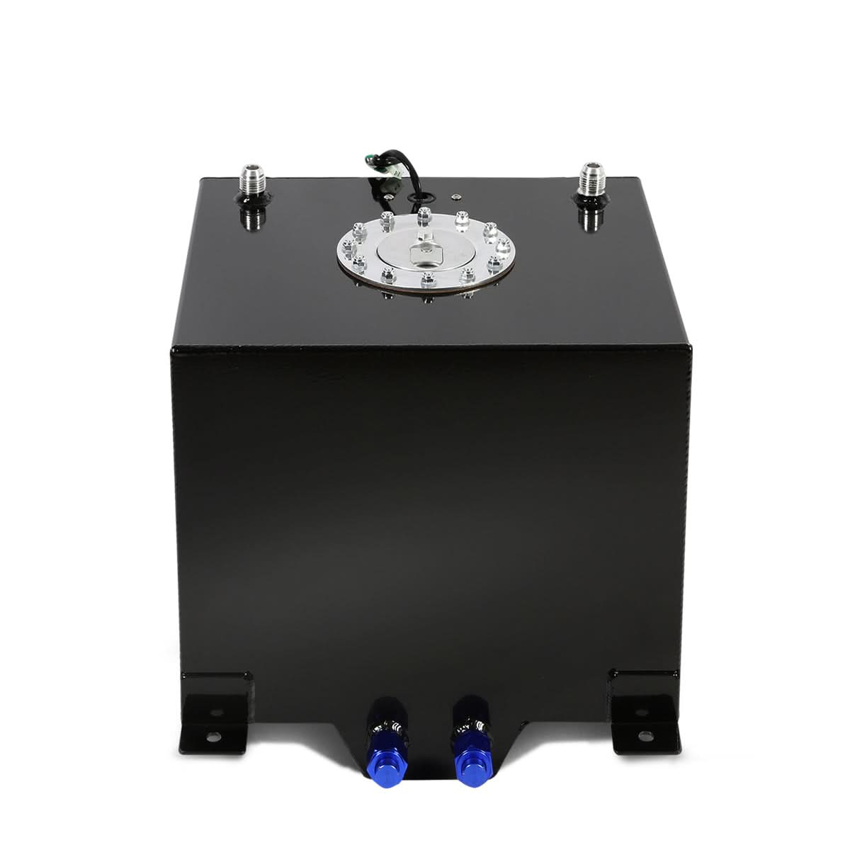 5 Gallon Aluminum Fuel Cell Gas Tank with Level Sender - Black