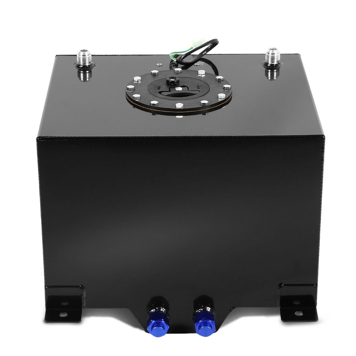 8 Gallon Aluminum Fuel Cell Gas Tank with Level Sender - Black