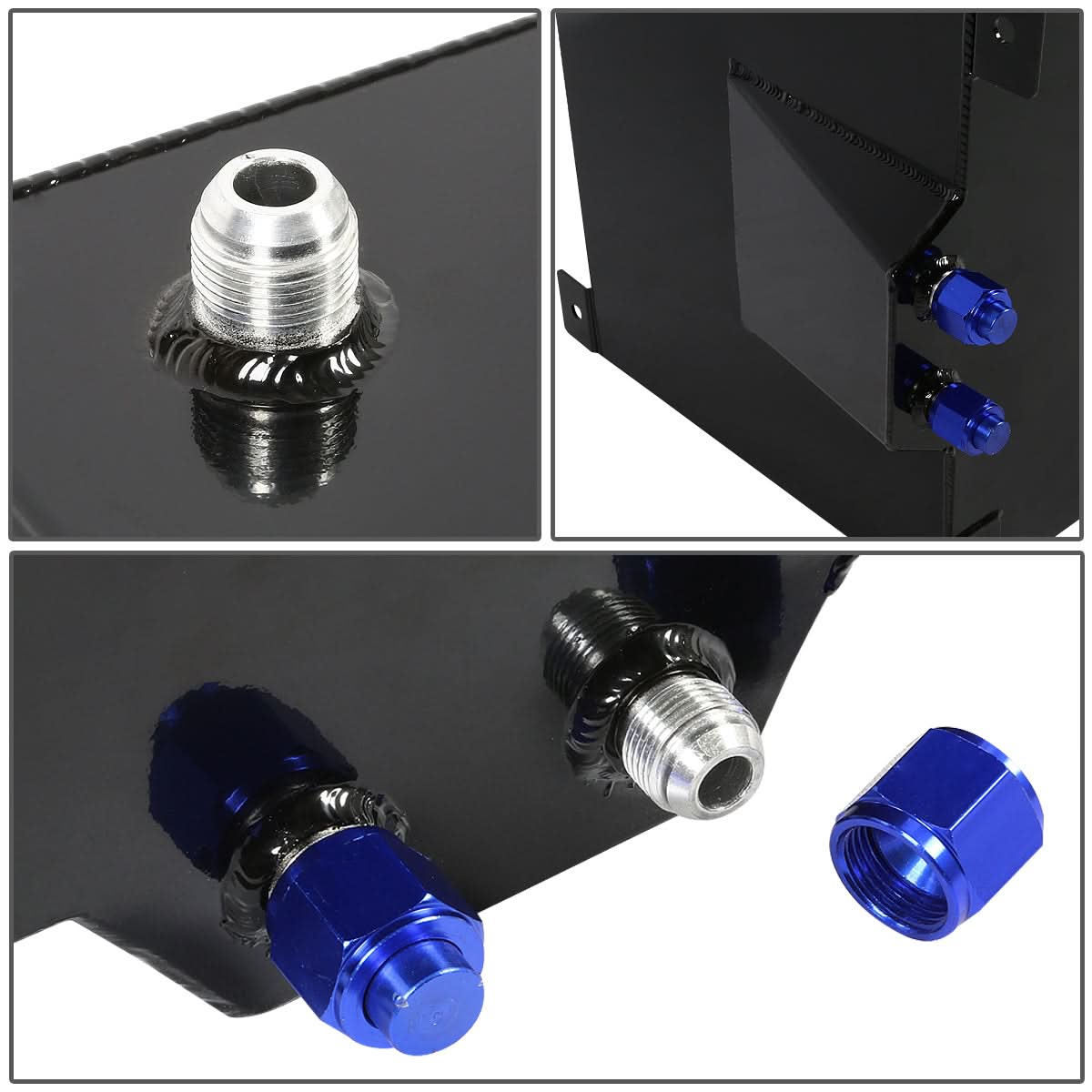 10 Gallon Fuel Cell Gas Tank with Level Sender - Aluminum