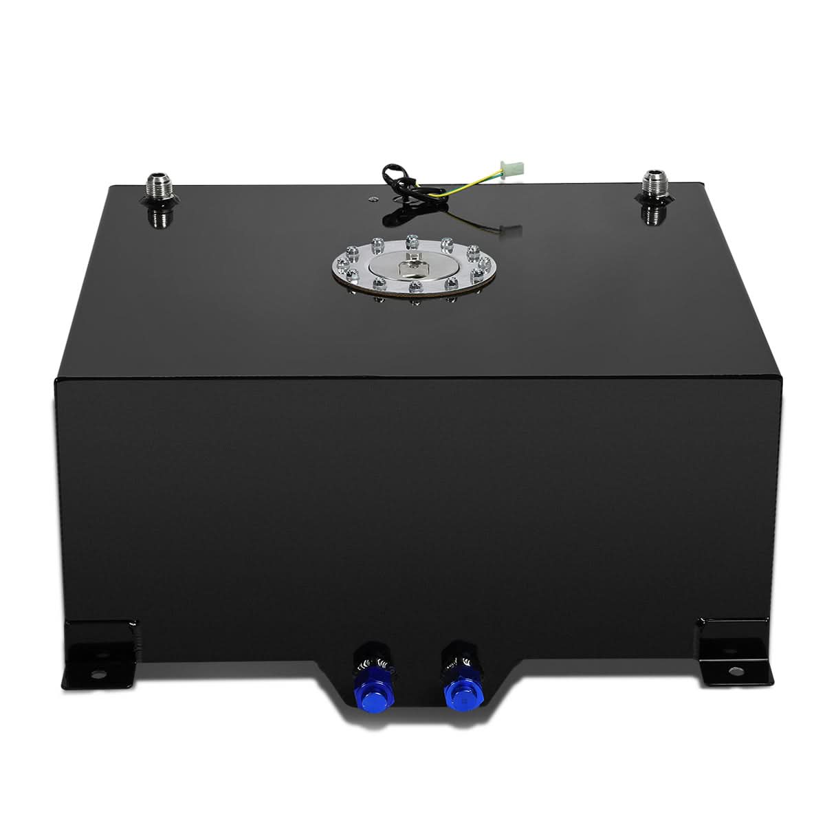 15 Gallon Aluminum Fuel Cell Gas Tank with Level Sender - Polished