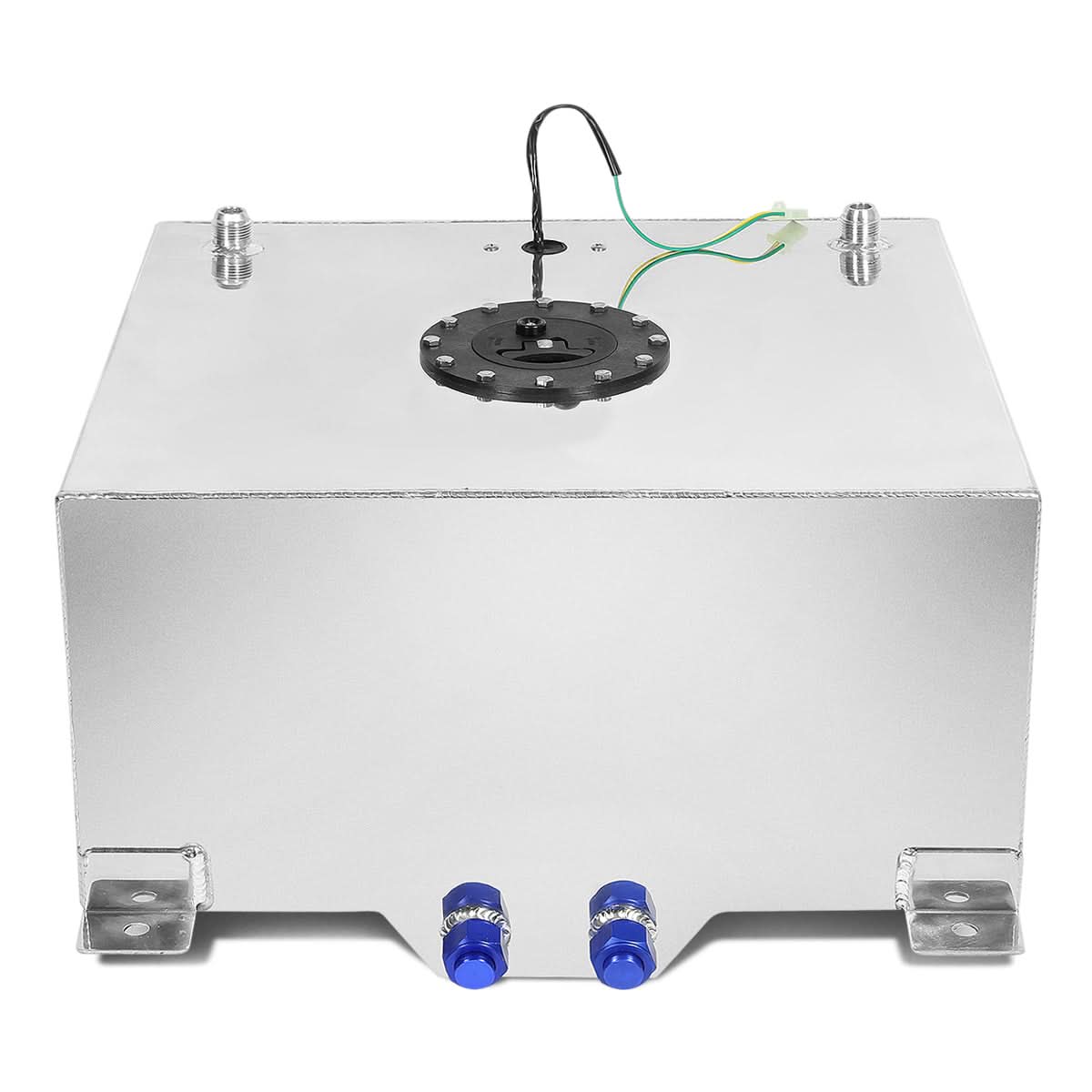 20 Gallon Aluminum Fuel Cell Gas Tank with Level Sender - Polished