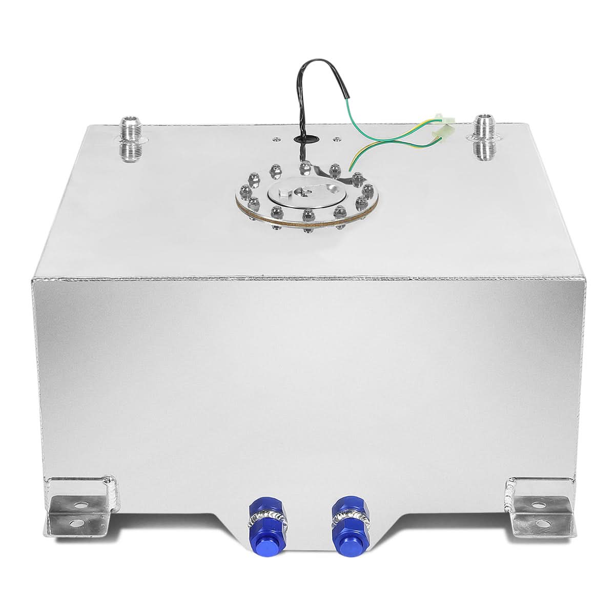 20 Gallon Aluminum Fuel Cell Gas Tank with Level Sender Polished