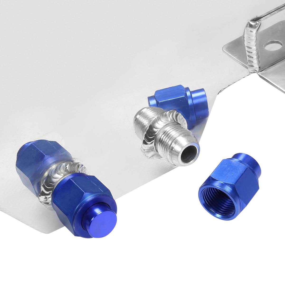 20 Gallon Aluminum Fuel Cell Gas Tank with Level Sender Polished