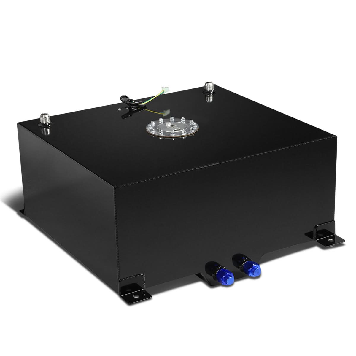 20 Gallon Aluminum Fuel Cell Gas Tank with Level Sender - Polished