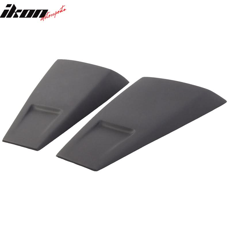 Fits 05-09 Mustang Coupe Roof Spoiler & PU Side Scoop & Window Louvers