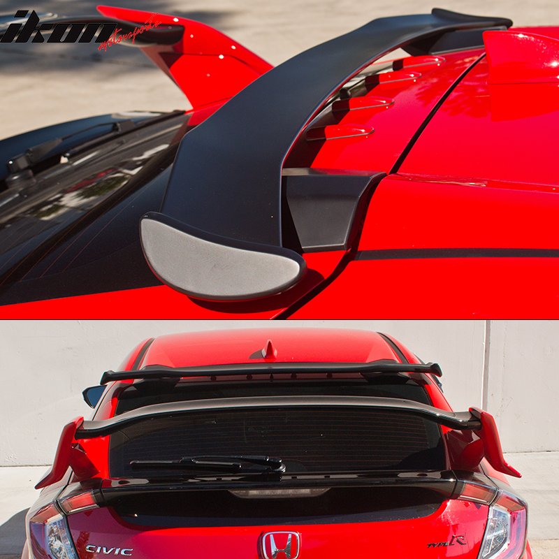 2017-2021 Honda Civic 5Dr Performance Type R Roof Spoiler Wing ABS