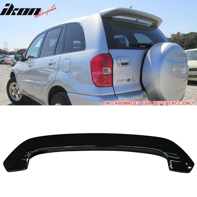 2001-2005 Toyota RAV4 SUV OE Style Painted #202 Black Roof Spoiler ABS