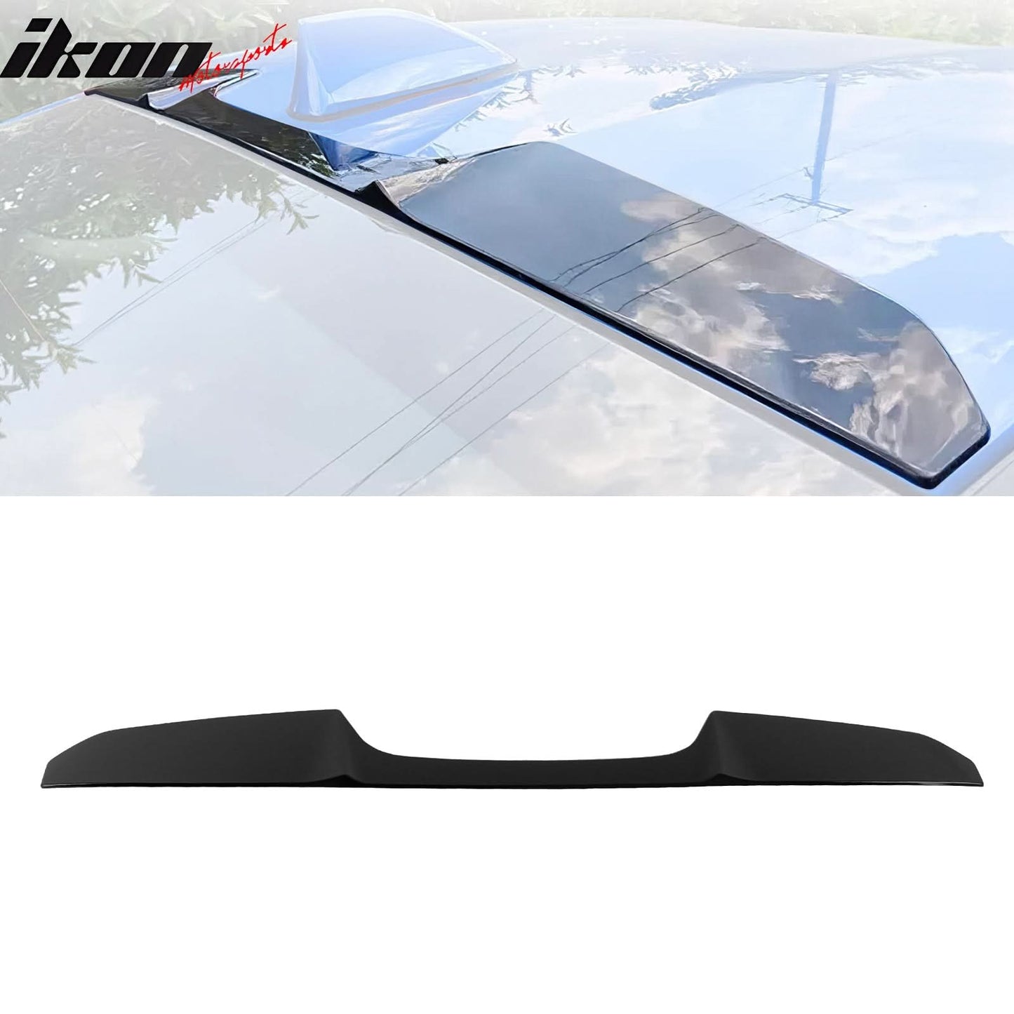 2022-2025 Subaru BRZ Toyota GR86 Roof Spoiler Gloss Black Window Visor