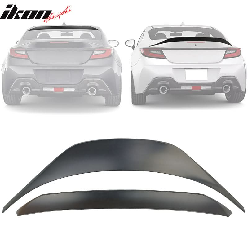 2022-2025 Subaru BRZ GR86 Unpainted IKON Roof + TRD Trunk Spoiler ABS