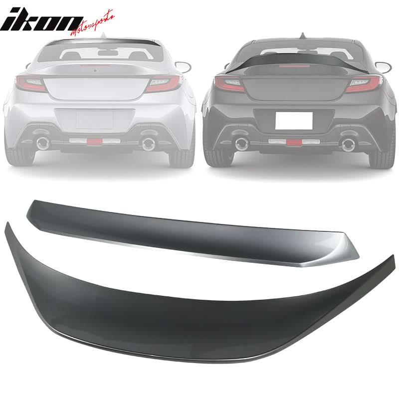 2022-2025 Subaru BRZ GR86 G1U Silver IKON Roof + TRD Trunk Spoiler ABS
