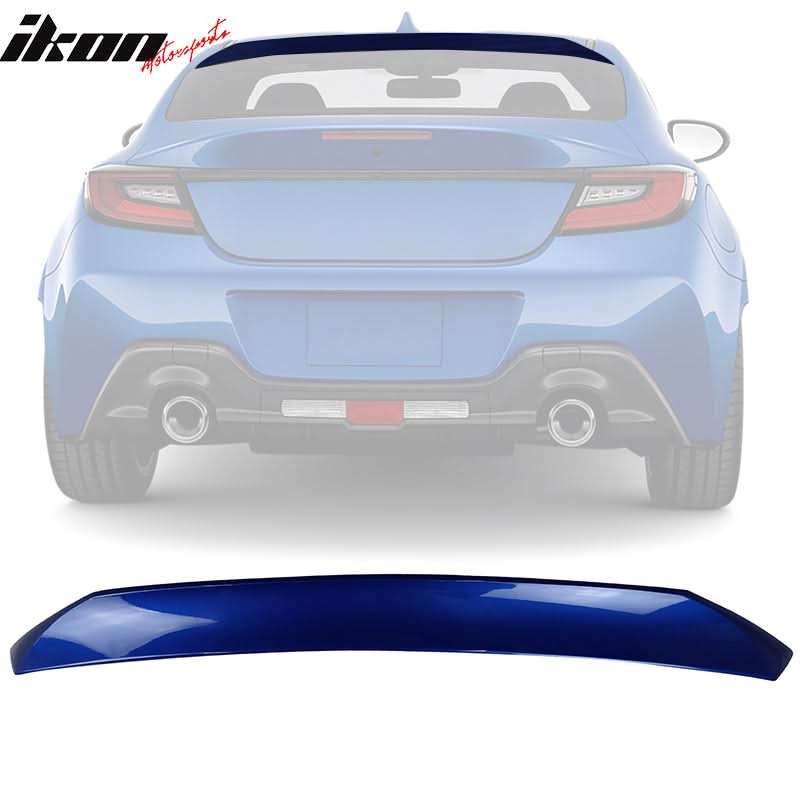 2022-2025 Subaru BRZ GR86 #K7X Blue IKON Roof + TRD Trunk Spoiler ABS