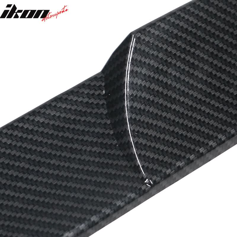 Universal Fitment Rear Roof Spoiler Lid Wing CF Print