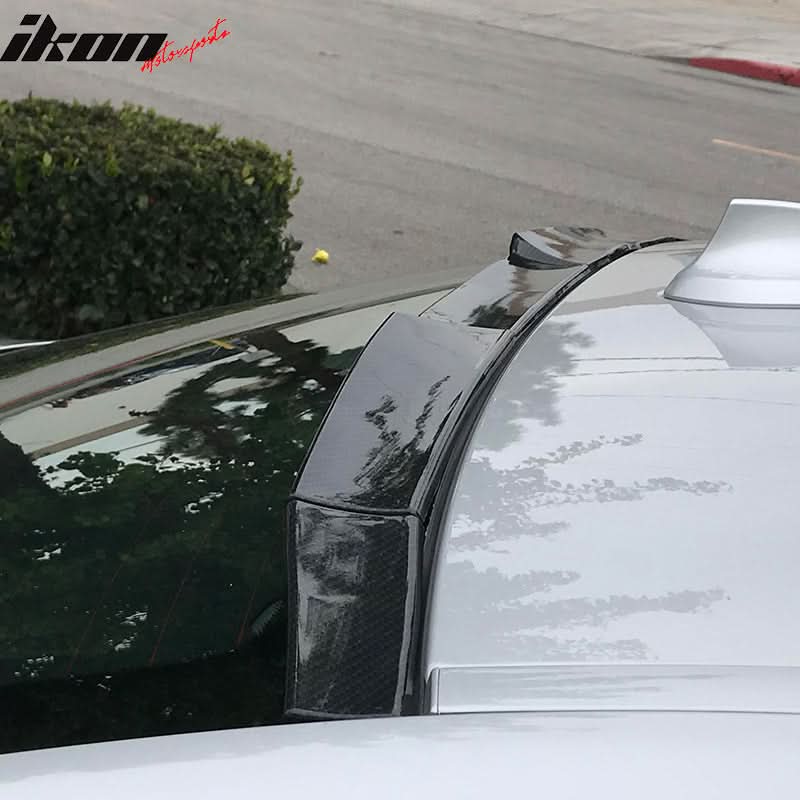Universal Fitment Rear Window Roof Spoiler Wing Glossy Black