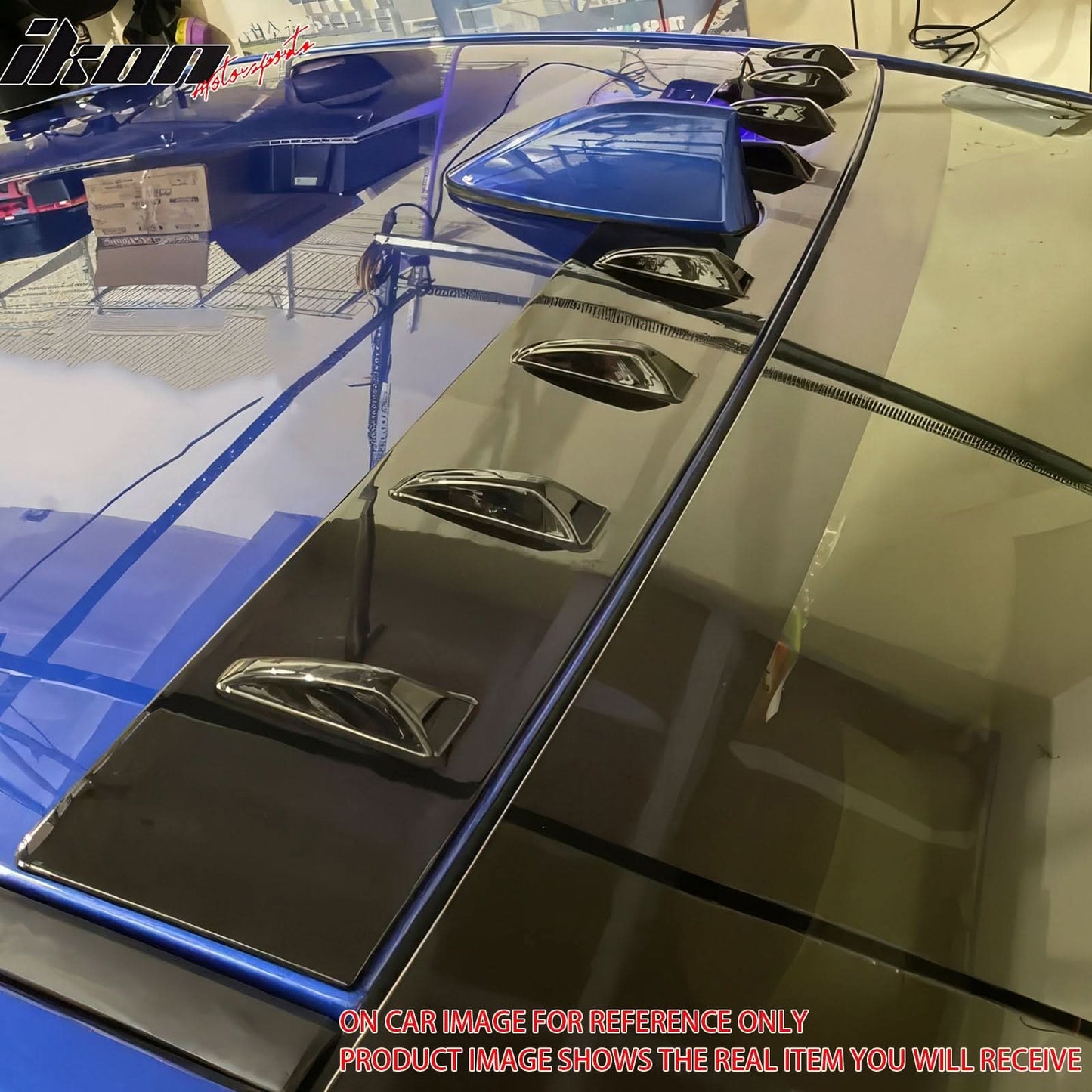2022-2025 Subaru WRX D2 Style Gloss Black Rear Roof Spoiler ABS