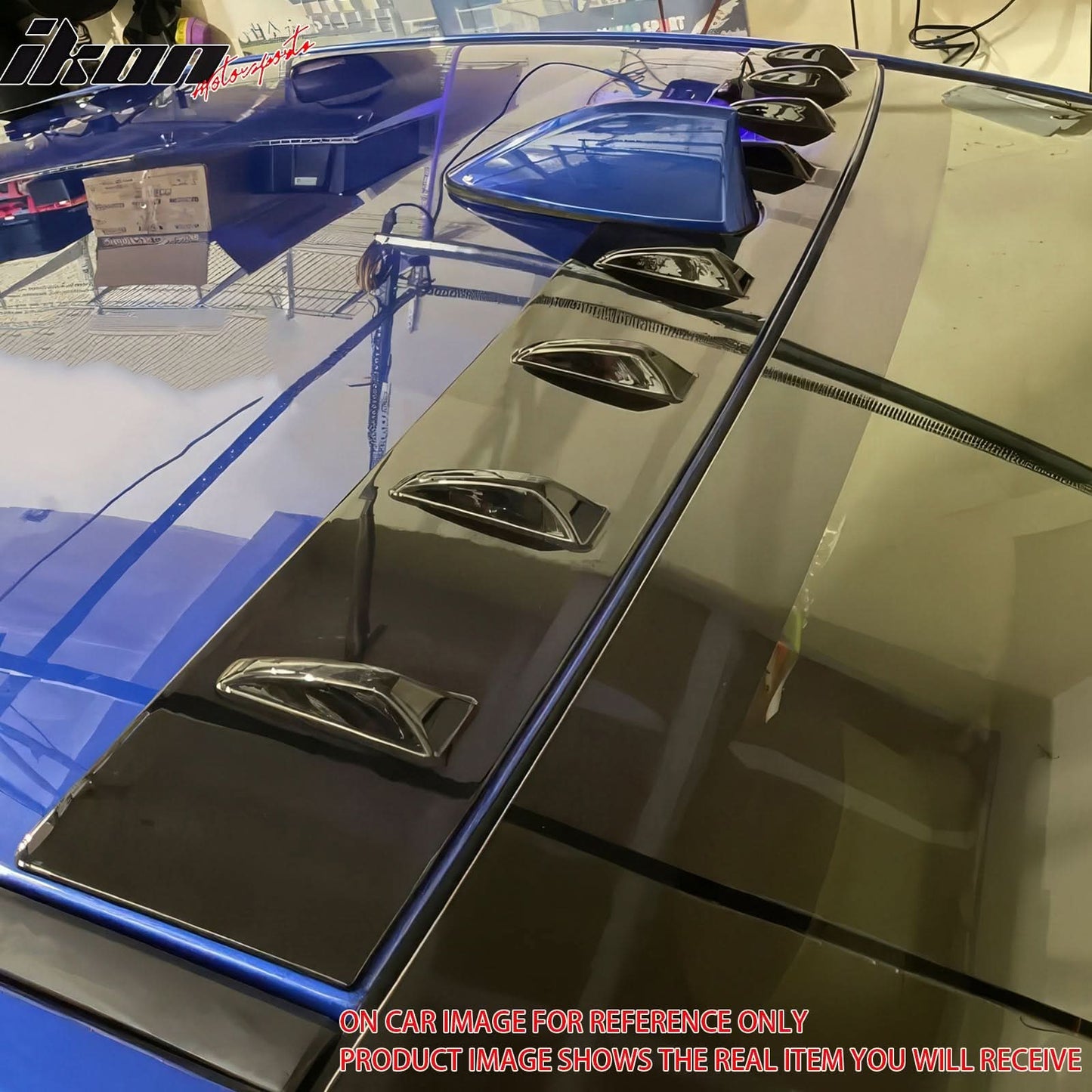 2022-2025 Subaru WRX D2 Style Matte Black Rear Roof Spoiler ABS