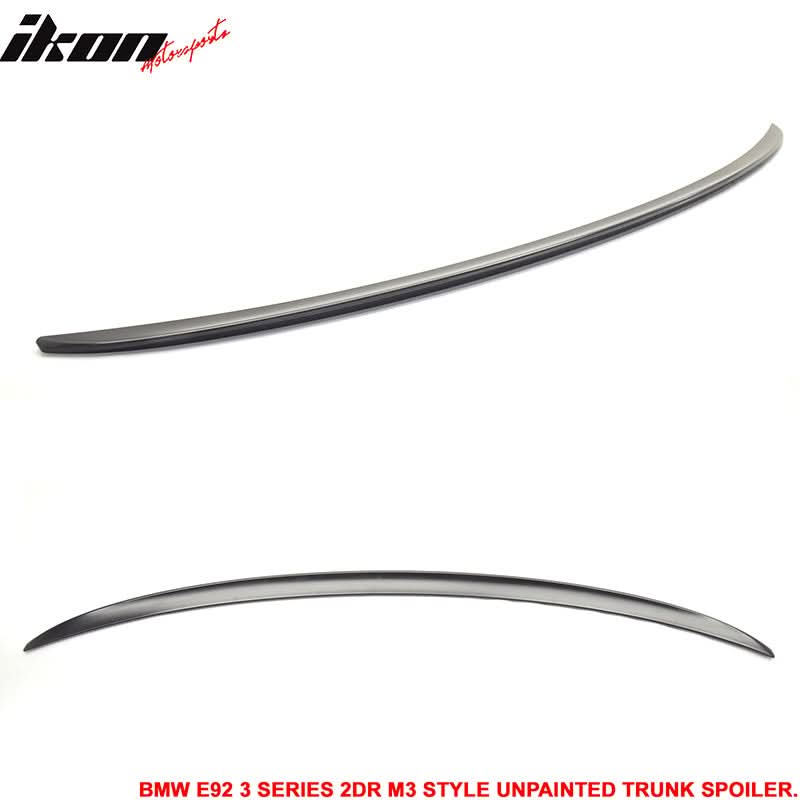 2007-2013 BMW E92 2Dr M3 Type UnRear Spoiler Wing - ABS